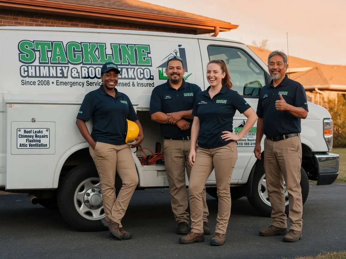 Chimney flashing repair company in Roans Prairie, TX